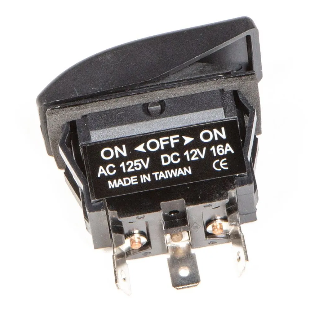 Переключатель трёхпозиционный Skipper ON-OFF-ON 12В 16А, 3 контакта