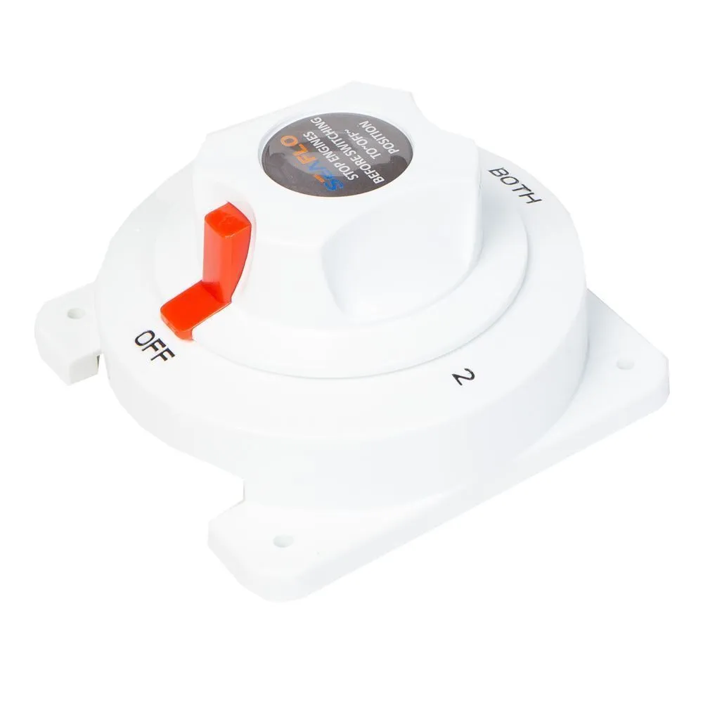 Переключатель батарей SeaFlo 175-300А, 12V/24V, четырёхпозиционный