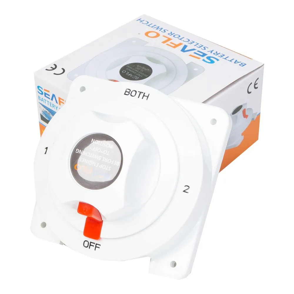 Переключатель батарей SeaFlo 175-300А, 12V/24V, четырёхпозиционный