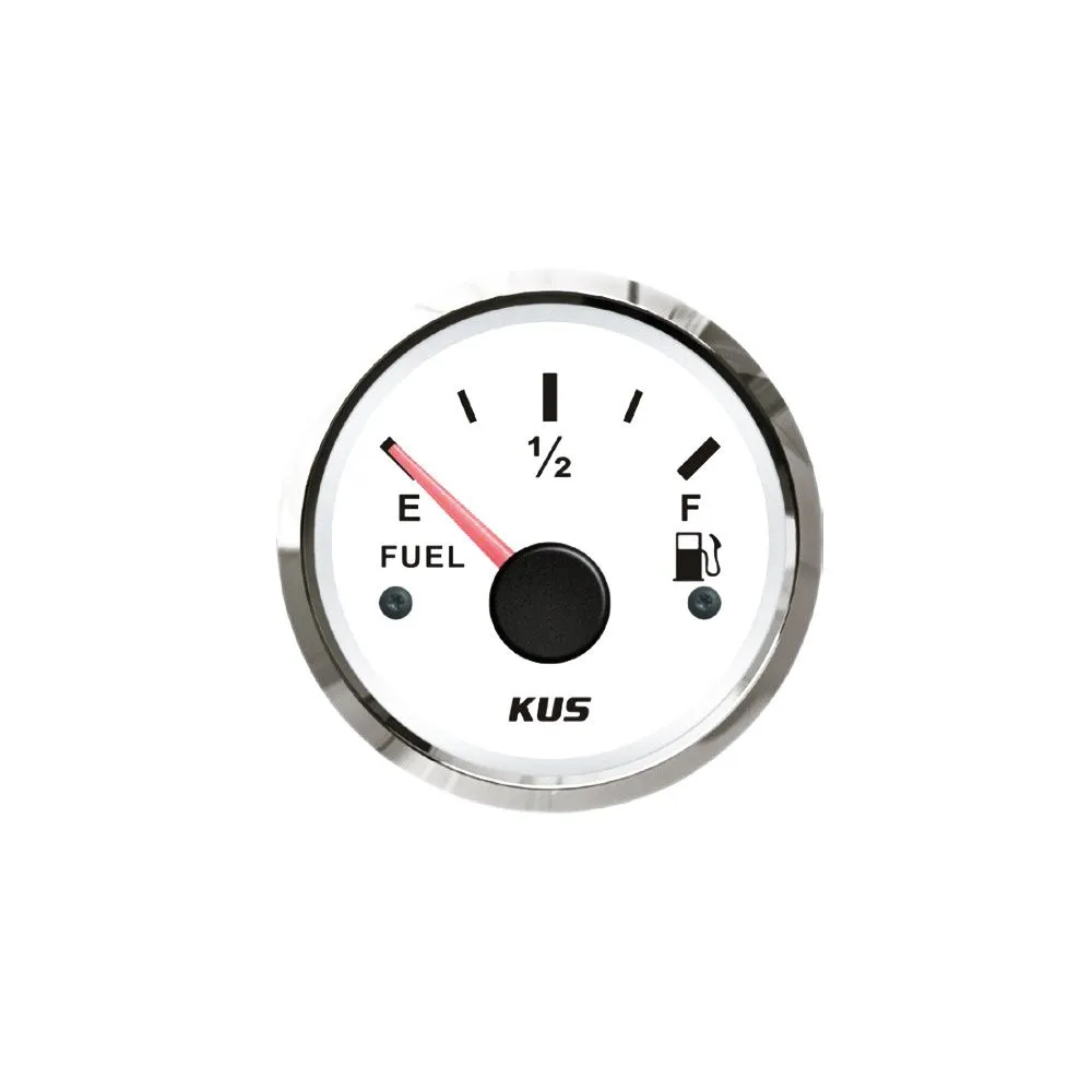 Индикатор уровня топлива Skipper Ободок - S.S.316 с белым циферблатом