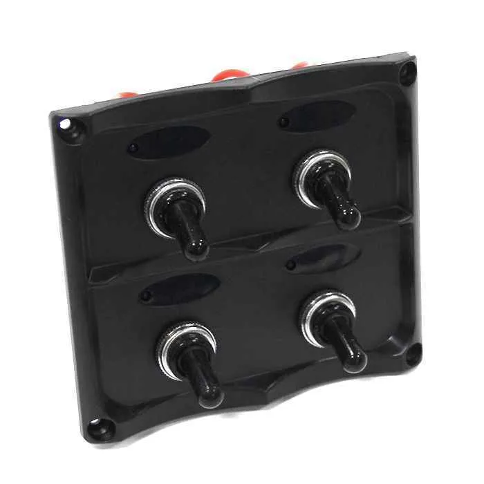 Панель переключателей 4шт с предохранителем NEKEKE