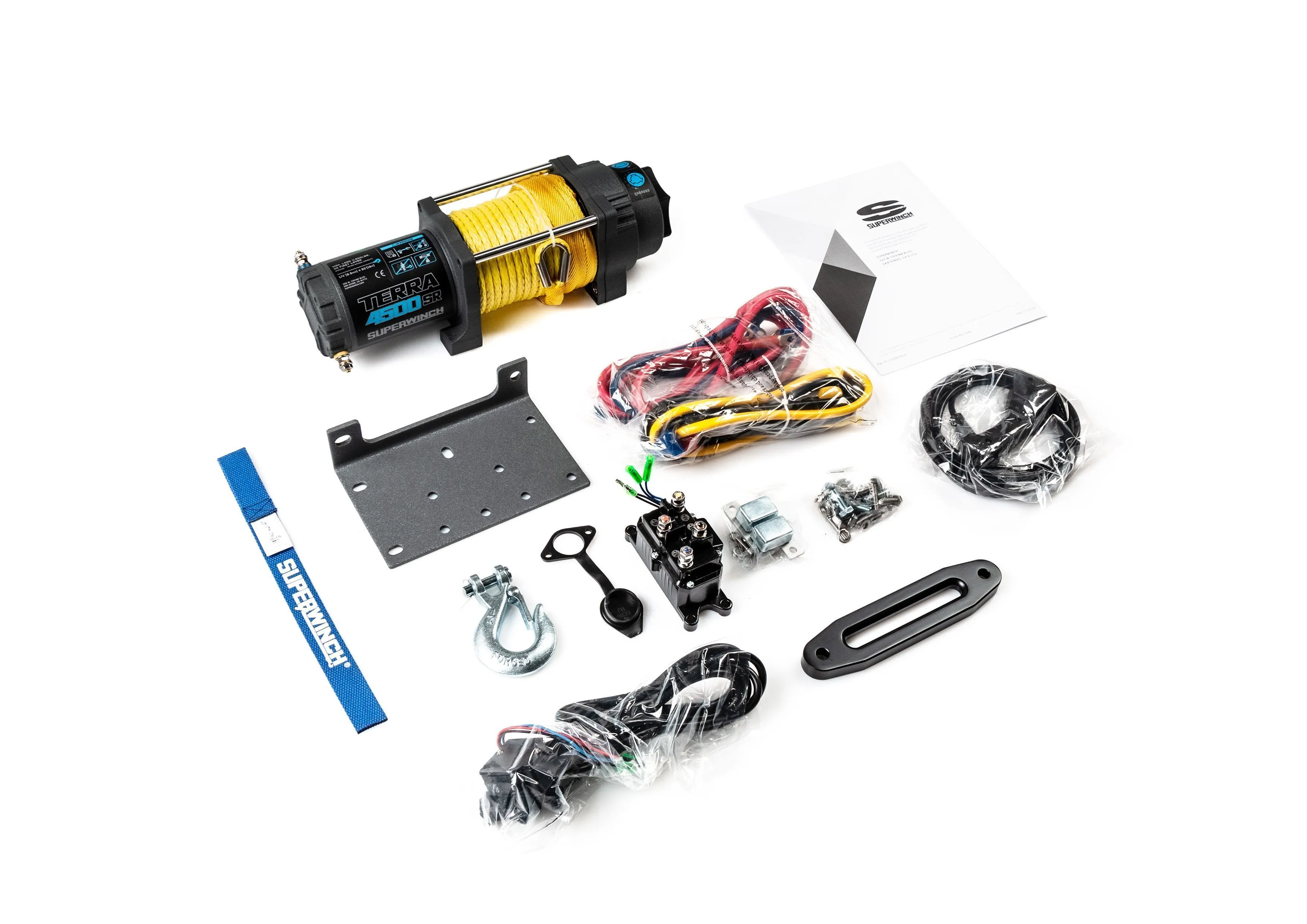 Superwinch TERRA 45 лебедка электрическая синт. трос