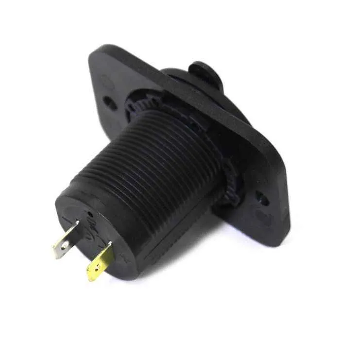 Панель с двойным USB разъемом и подсветкой NEKEKE 12-24V, прямоуг., фронт.