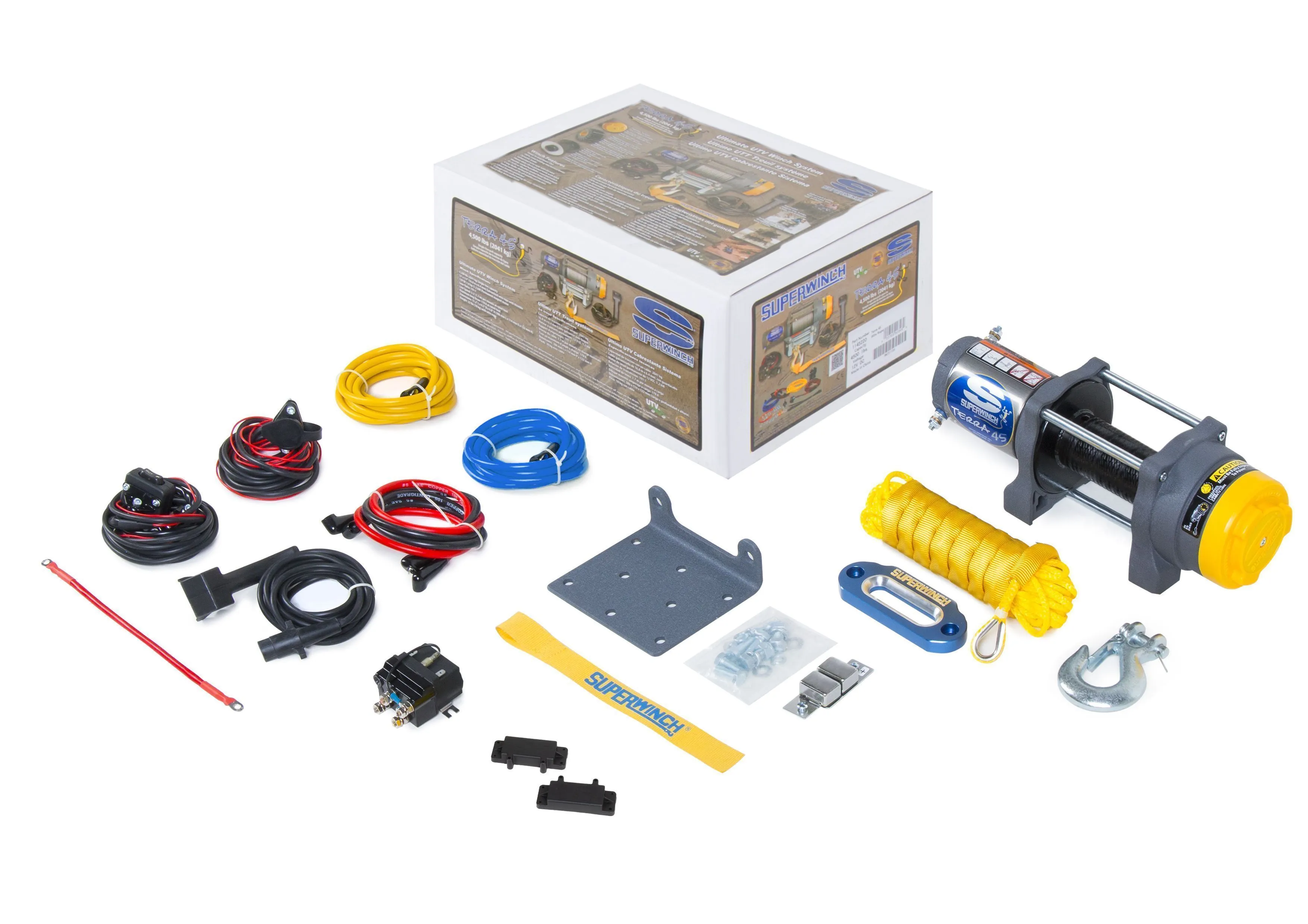 Superwinch TERRA 45 лебедка электрическая синт. трос