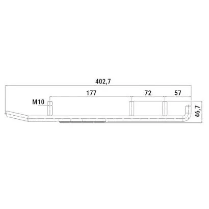 Конек лыжи снегохода BRP 100313T