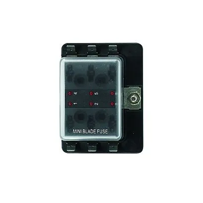 Блок предохранителей стандарт Skipper 6 банд, стандарт-держатели