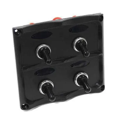 Панель переключателей 4шт с предохранителем NEKEKE