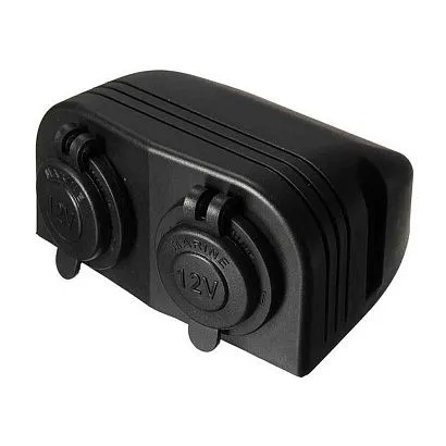 Двойной накладной модуль Skipper прикуриватель 12V и прикуриватель 12V
