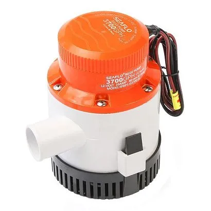 Помпа водооткачивающая SeaFlo трюмная, 12V 3700 галлон/час, патрубок 40 мм