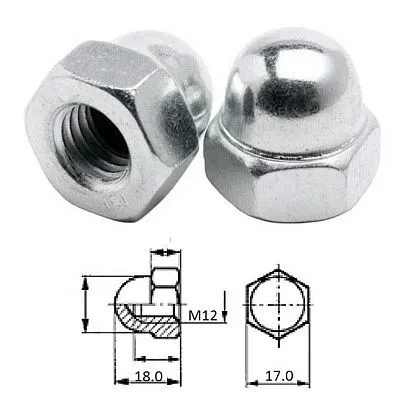 Гайка колпачковая M10 нерж.A2 (100 шт)