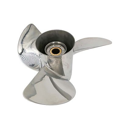 Винт гребной  Skipper для Honda 75-130HP, диаметр 14" нержавеющий, лопастей - 3, шаг 17"