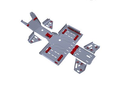 Комплект AL защиты днища Stels Leopard 500, 600, 650 YS (2014-)