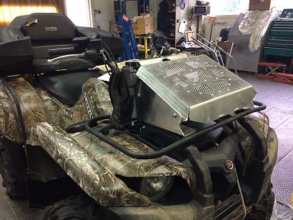 Вынос радиатора (черный) для Yamaha Квадроциклов Grizzly  550/700