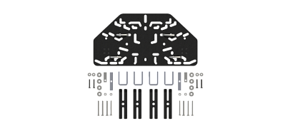 Универсальная площадка для крепления снегового отвала для Baltmotors