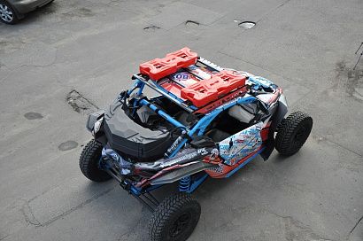 Багажник на крышу (красный) для Can-Am (BRP) Квадроциклов Maverick X3