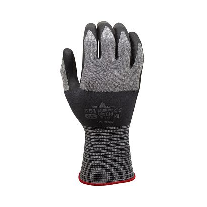 Перчатки защитные SHOWA Excellent Fit 381 Grey/Black, L