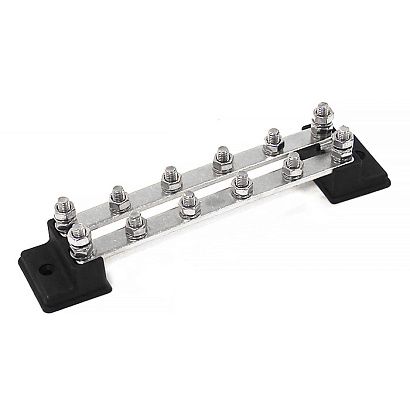 Клемма электромонтажная M6×8 двойная 150А/48В NEKEKE