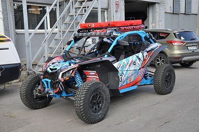 Багажник на крышу (красный) для Can-Am (BRP) Квадроциклов Maverick X3