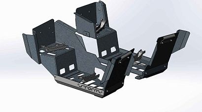 Пороги усиленные для квадроцикла для квадроцикла ODES Pathcross 650/850/1000 L