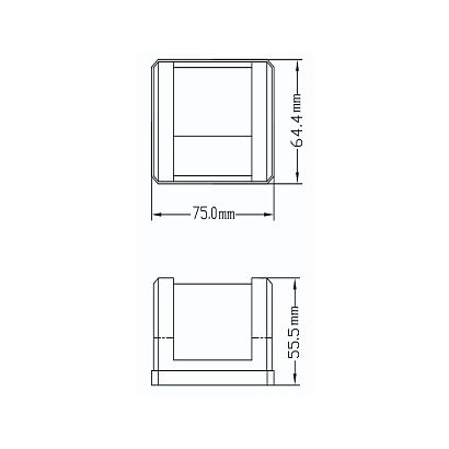 Огонь ходовой (бортовой) Skipper накладной, пластик, светоидиодный, зеленый
