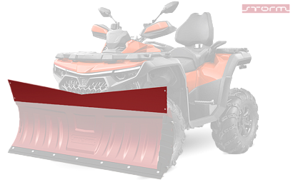 Надставка отвала (красный)  для Отвалы для снега