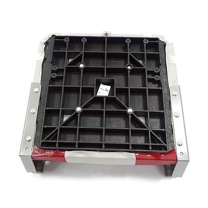 Сиденье мягкое складное Classic Low Back Seat, серо-красное