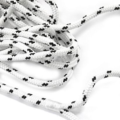 Трос плетеный ШВАРТОВЫЙ 10,0 мм, 1500 кг, 6 м, с огоном 30 см