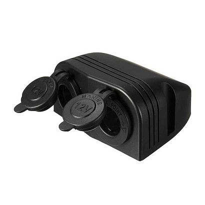 Двойной накладной модуль Skipper прикуриватель 12V и прикуриватель 12V