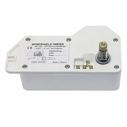 Электропривод стеклоочистителя 12В, 1", 83-120грд, водозащищенный