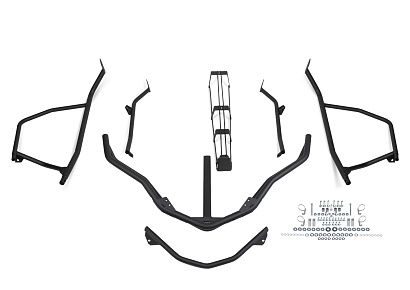 Бампер с ложементом и перед. дугой Ski-doo Skandic WT/SWT/Lynx 59/69 Yeti/Tundra WT + компл. крепежа