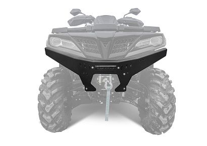 Листовой передний бампер для  Х8 Н.О. (2018-), X10 (2019-) + комплект крепежа