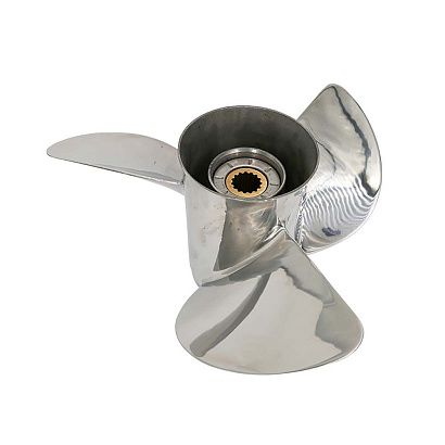 Винт гребной  Skipper для Honda 75-130HP, диаметр 14" нержавеющий, лопастей - 3, шаг 17"