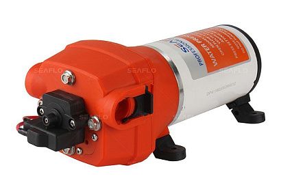 Четырехкамерный мембранный насос 41 SERIES 17 л/мин, 24В (Быстросъемные фитинги)