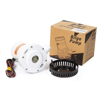 Помпа водооткачивающая SeaFlo трюмная, 24V 1500 галлон/час, патрубок 29 мм