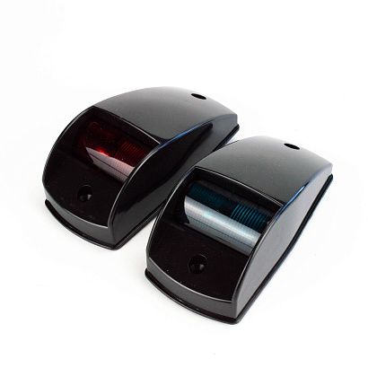 Огони ходовые (бортовые) Skipper накладные, пластик, лампа накаливания