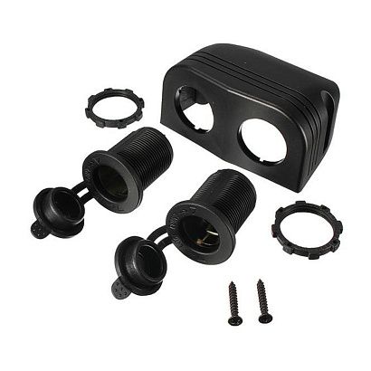 Двойной накладной модуль Skipper прикуриватель 12V и прикуриватель 12V