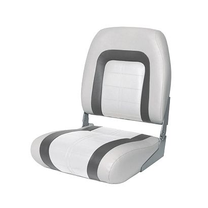 Сиденье мягкое Special High Back Seat, серо-белое