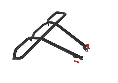 Yamaha Grizzly 700 Бампер задний (2013-) + крепления