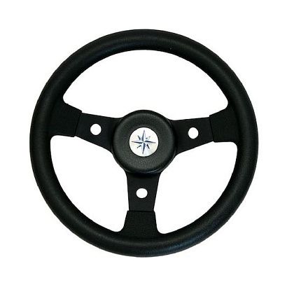 Колесо рулевое DELFINO, спицы черные 310 мм, чёрный