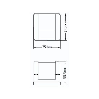 Огонь ходовой (бортовой) Skipper накладной, пластик, светоидиодный, белый