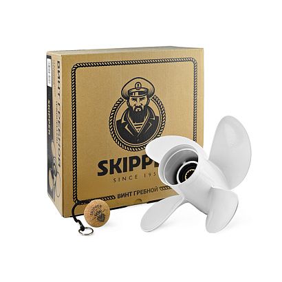 Винт гребной  Skipper для Yamaha 40-60HP, диаметр 10,3" алюминиевый, лопастей - 4, шаг 13"