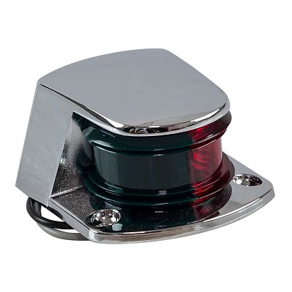 Огонь ходовой (комбинированный) Skipper пластик/хромированный цинк, лампа накаливания