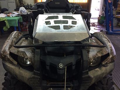 Вынос радиатора (черный) для Yamaha Квадроциклов Grizzly  550/700