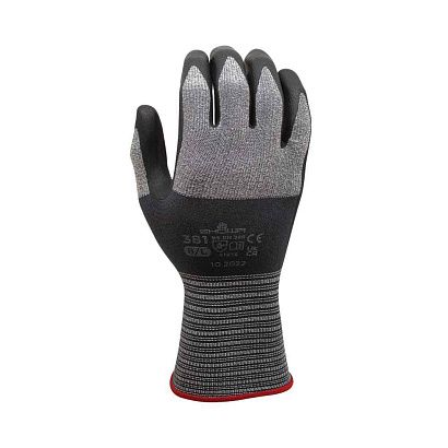 Перчатки защитные SHOWA Excellent Fit 381 Grey/Black, XL