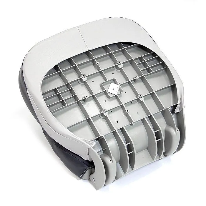 Сиденье мягкое складное Pro Angler Ergonomic Boat Seat, серо-чёрное