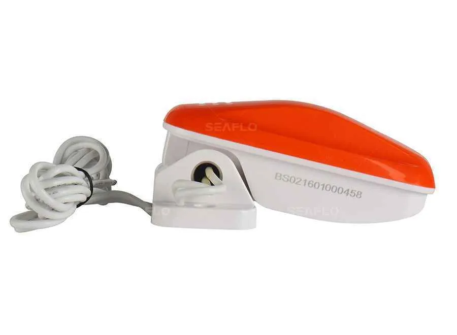 Переключатель поплавковый бело-оранжевый (18A)