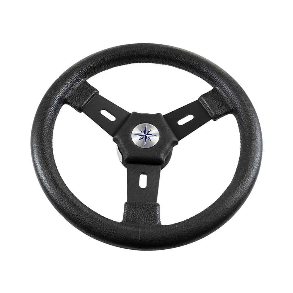 Колесо рулевое ELBA, спицы черные 320 мм, чёрный