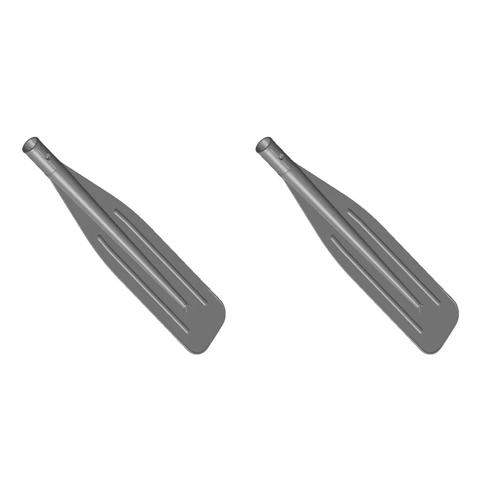 Комплект для весла 32 мм, Boat-plastic, полипропилен, черный лопасти (2 шт.) 590x126 мм