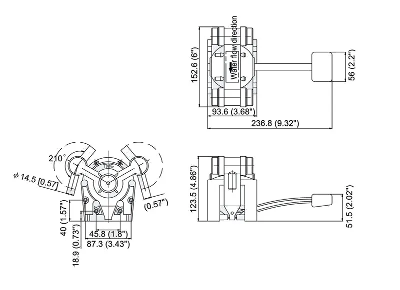 Насос осушительный ножной  240GPH