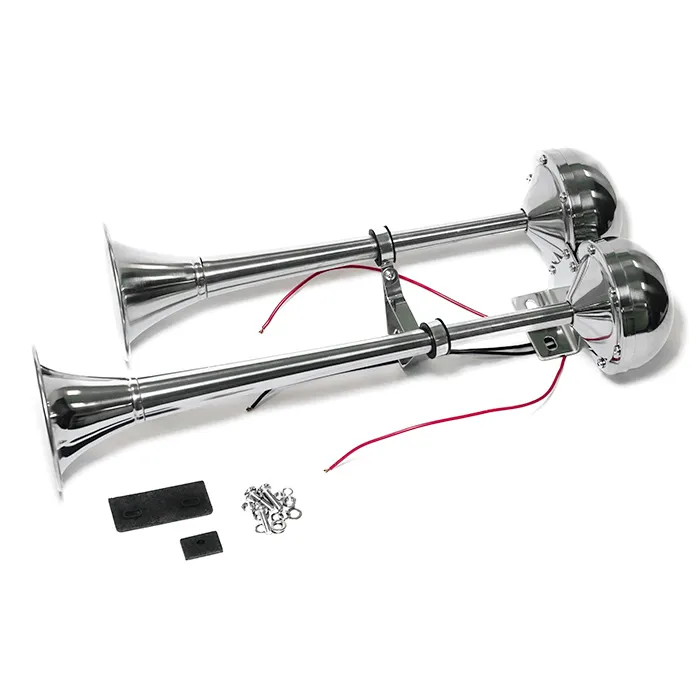 Горн электрический двухтональный SUNFINE 101x410/465 мм, нержавеющая сталь (Замена EASTERNER C11479)